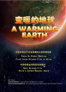 变暖的地球海报